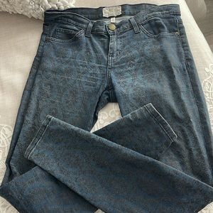 Current Elliot printed skinny jeans